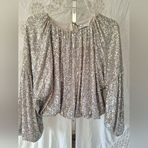 Gianni Bini Shimmer and Shine Top Size S NWT